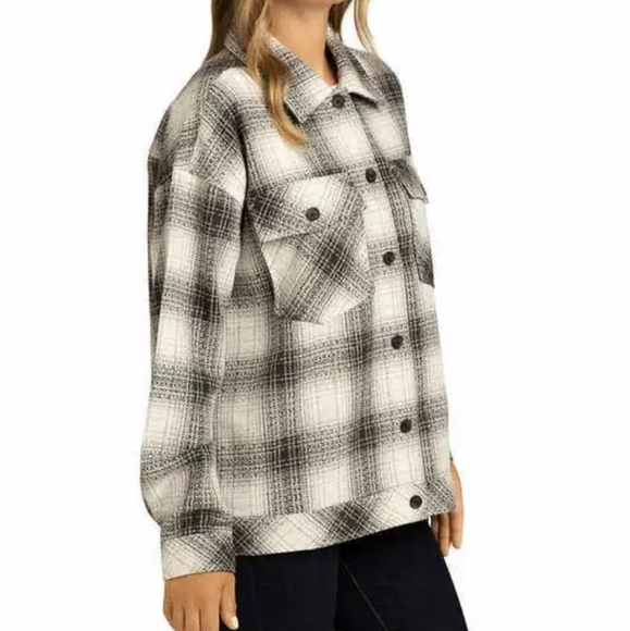 Boston Traders Womans Shirt Jacket (Shacket) Size Medium - Picture 3 of 13